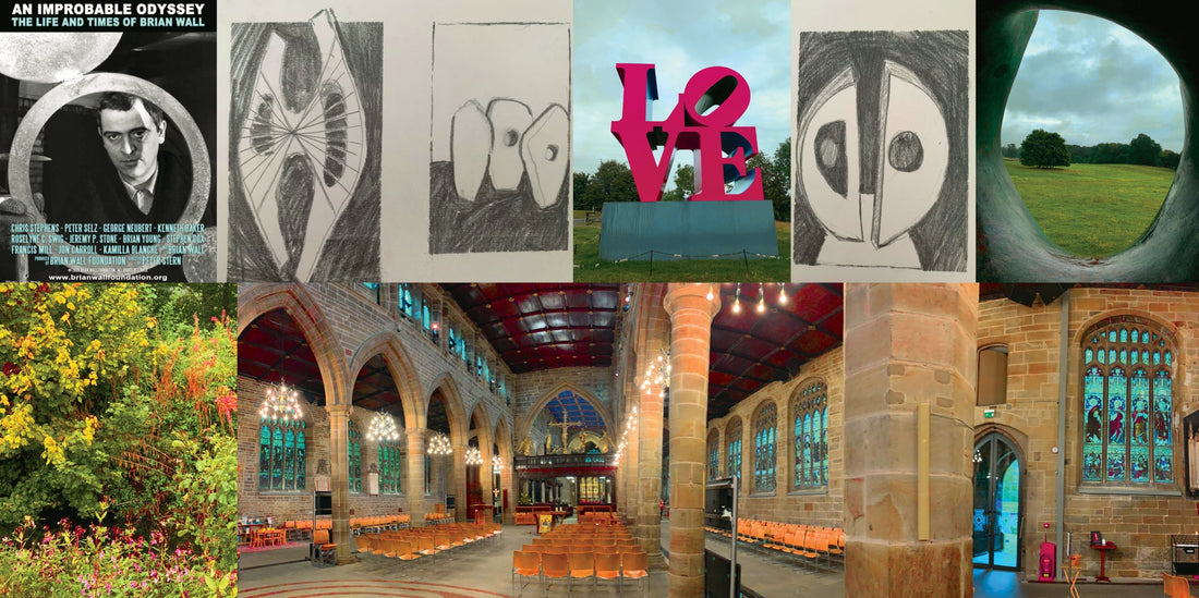 Sketches of Barbara Hepworth sculptures