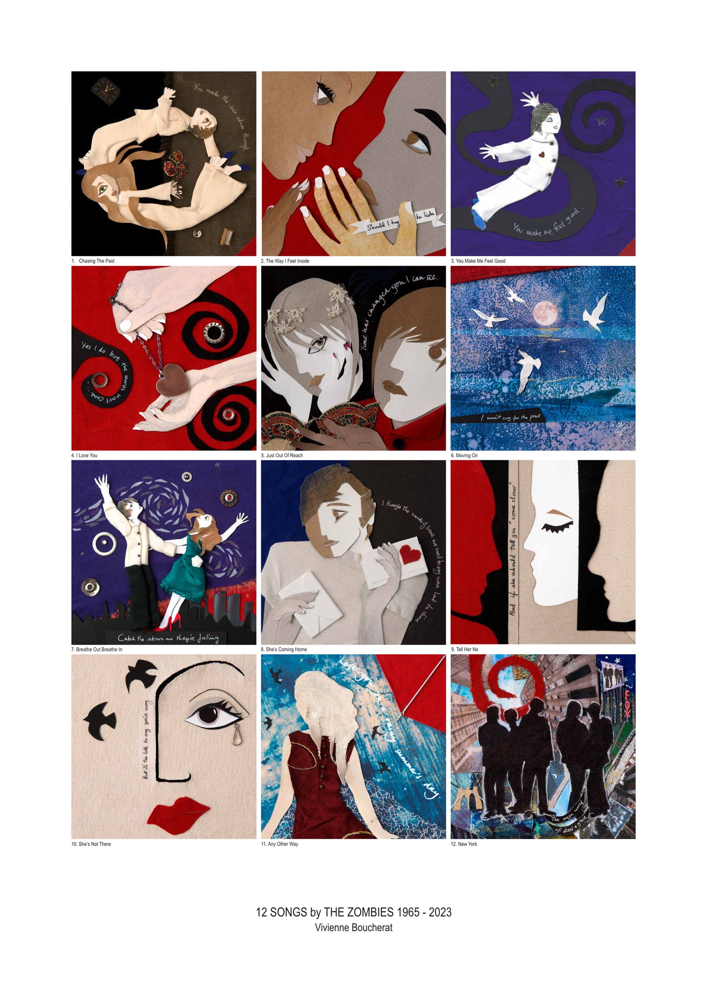 12 SONGS BY THE ZOMBIES Poster